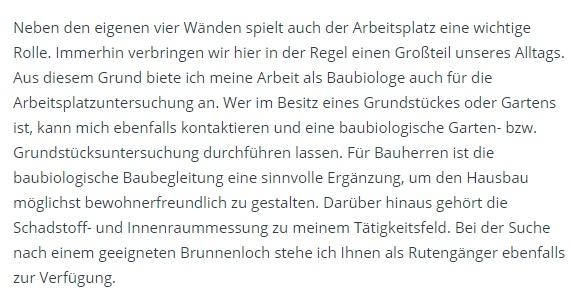 Arbeitsplatzuntersuchung aus  Niedersachsen