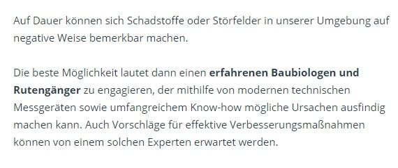 Schadstoffe Stoerfelder aus  Niedersachsen